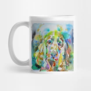 BASSET HOUND - watercolor portrait. 3 Mug